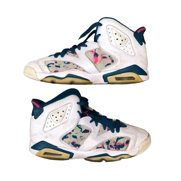 RARE 2019 Air Jordan 6 Retro 'Green Abyss' Size 8 - Picture 9 of 16